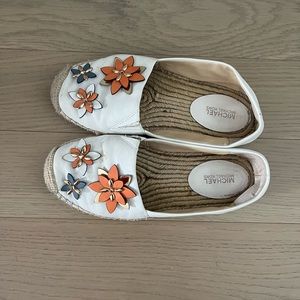 Micheal kors white espadrille